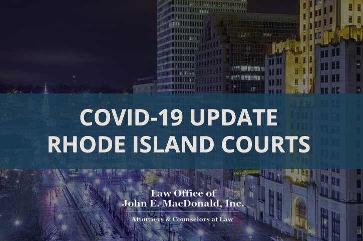 COVID-19 Rhode Island Court Update
